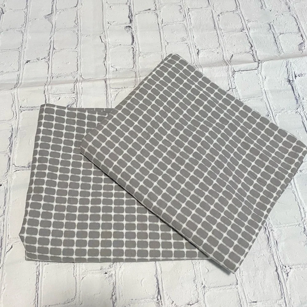 West Elm cotton 20x36 two pillow shams covers